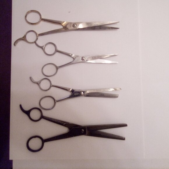 six pair of vintage left-hand scissors - Picture 3 of 11
